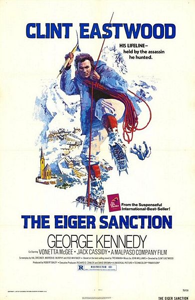 "The Eiger Sanction" (1975. Eastwood, Kennedy)